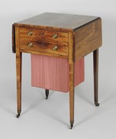 Lot 919 - A 19th century rosewood boxwood strung...