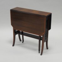 Lot 951 - An Edwardian mahogany satinwood banded...