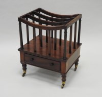 Lot 953 - A 19th century mahogany three division...