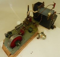 Lot 969 - A model steam plant of unknown manufacture...