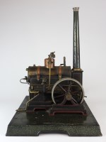 Lot 980 - A large Marklin table top steam plant, early...