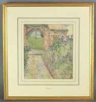 Lot 1026 - Mary McCrossan (1865-1934) Garden at Port St...