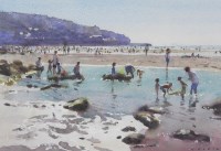 Lot 1037 - Keith Noble RSMA (B.1949) Midday Sennen Cove,...