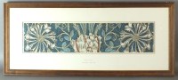 Lot 1041 - William Morris 'Honeysuckle chintz' printed by...