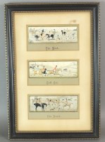 Lot 1050 - British school, early 20th century A set of...