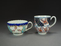 Lot 14 - A Worcester porcelain coffee cup decorated in...