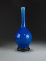 Lot 146 - A Chinese turquoise-glazed bottle vase, 19th...