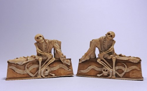 Lot 258 - A pair of early 19th century carved and...