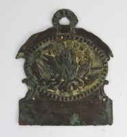 Lot 271 - A Salamander Fire Office Society copper fire...
