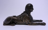 Lot 279 - A 19th century Egyptian revival mid brown...