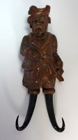 Lot 316 - A late 19th century Black Forest wall hanging...