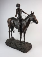 Lot 326 - After Cirus Edwin Dallin, a mid brown...