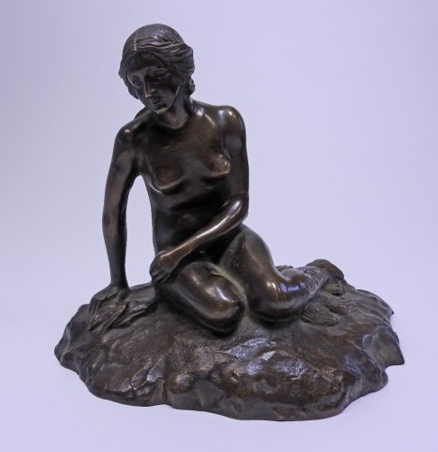 Lot 327 - In the style of Edvard Eriksen mid brown...