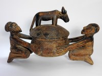Lot 337 - A Kavango tribal chief's ceremonial pot from...
