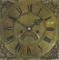 Lot 354 - A George III oak eight day longcase clock, the...