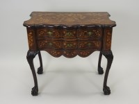 Lot 368 - A 19th century Dutch marquetry mahogany...