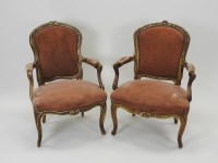 Lot 372 - A pair of late 19th / early 20th century Louis...