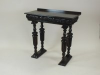 Lot 378 - A late Victorian oak side table, the...