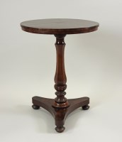Lot 409 - A mid 19th century mahogany pedestal...