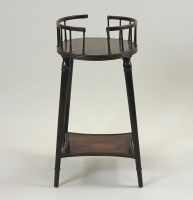 Lot 414 - A Regency style mahogany plate stand, the...