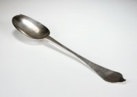 Lot 11 - A Queen Anne silver Dog Nose spoon, Lawrence...