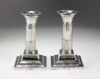 Lot 31 - A pair of Victorian silver mounted...