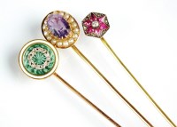Lot 180 - An early 20th century green and white enamel...