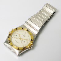 Lot 311 - A Gentleman's stainless steel and yellow metal...