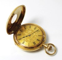 Lot 320 - A 19th century 18ct gold Lady's half hunter...
