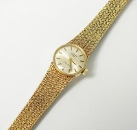 Lot 341 - A Lady's 9ct gold Rotary bracelet watch, the...