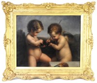 Lot 360 - Continental School (19th century) Two putti...