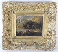 Lot 374 - Continental school, 19th century Mountainous...