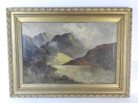 Lot 405 - British school, late 19th century Highland...