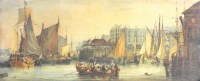 Lot 446 - Samuel Owen (1768-1857) Shipping in a Busy...
