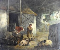 Lot 465 - Manner of George Morland (1763-1804) Farm...