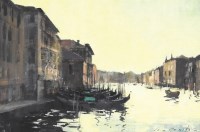 Lot 474 - Ian Houston (B.1934) Evening Light on the...