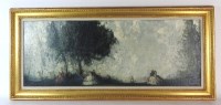 Lot 480 - William George Robb (1872-1940) Figures on a...