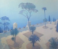 Lot 501 - Derek Mynott (1925-1994) Garden at Ravello,...