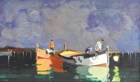 Lot 503 - Charles Robert D'Oyly John (1906-1993) Night...