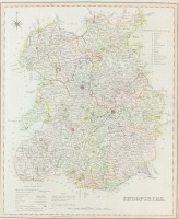 Lot 577 - Rowe (R) Shropshire, engraving, 46 x 36cm (SH)...
