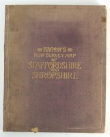 Lot 584 - Bacon's New Survey Map of Staffordshire and...