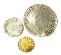 Lot 599 - An Elizabeth I silver shilling, without rose...