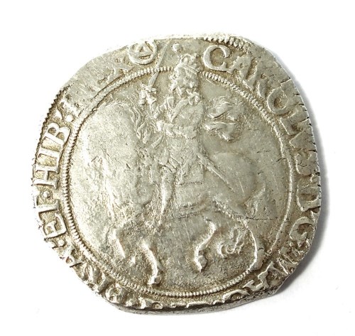 Lot 603 - A Charles I half crown, group IV fourth...
