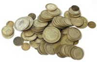 Lot 611 - A collection of George V and George VI silver...