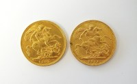 Lot 630 - An Edward VII sovereign, dated 1905, Sydney...