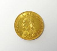 Lot 641 - A Victoria Jubilee head £2 piece, dated 1887