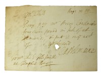Lot 643 - Child & Co, 17th century cheque dated Aug 14th...