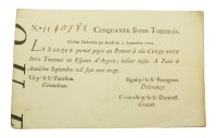 Lot 647 - France, an early 18th century John Law...