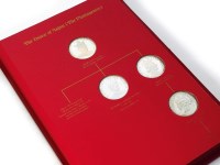 Lot 657 - An album containing forty three sterling...