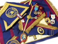 Lot 659 - A large collection of Masonic items, to...
